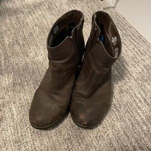 Genuine leather boots